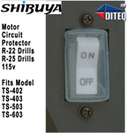 Shibuya™ Circuit Protector R-22 / R-25 Motors