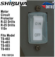 Shibuya™ Circuit Protector R-22 / R-25 Motors