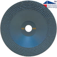 Vacuum Brazed Spike Discs 4-1/2" 35 Grit