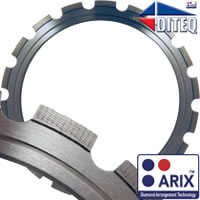 C-50AX Arix Ring Saw and Blades 16" X .160"