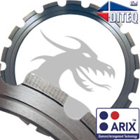 C-50AX Arix Ring Saw and Blades 20" X .160" Dragon