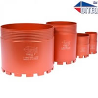 1" Crown Continental, Continuous Barrel Core Bits