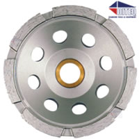 CS33 5" Single Row Cup Wheels 7/8-5/8