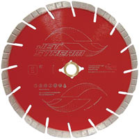 JS-S Jet Stream Diamond Saw Blade 8” x .080” x DM-7/8”-5/8”