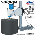 Shibuya™ TS-605 Angle Base, Core Drills, 120V